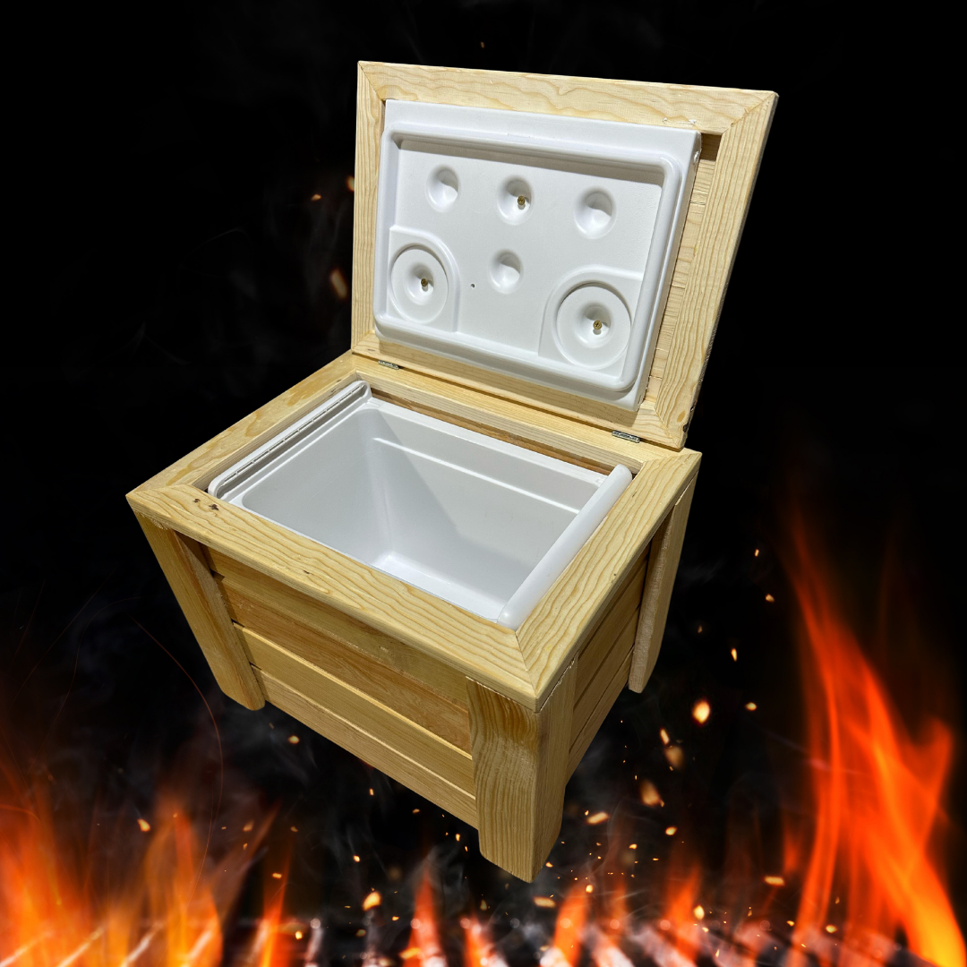 Hielera para bebidas color natural